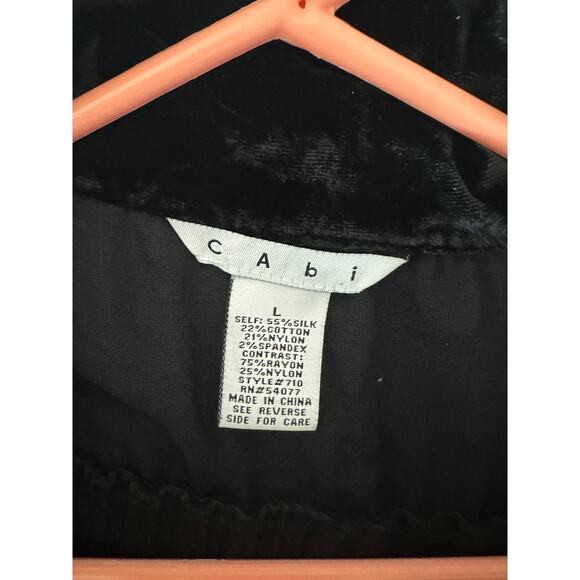 Y2K KNit Zipper Cardigan Velvet Collar Size large Dark Gothic Grunge Vampire - Picture 9 of 11